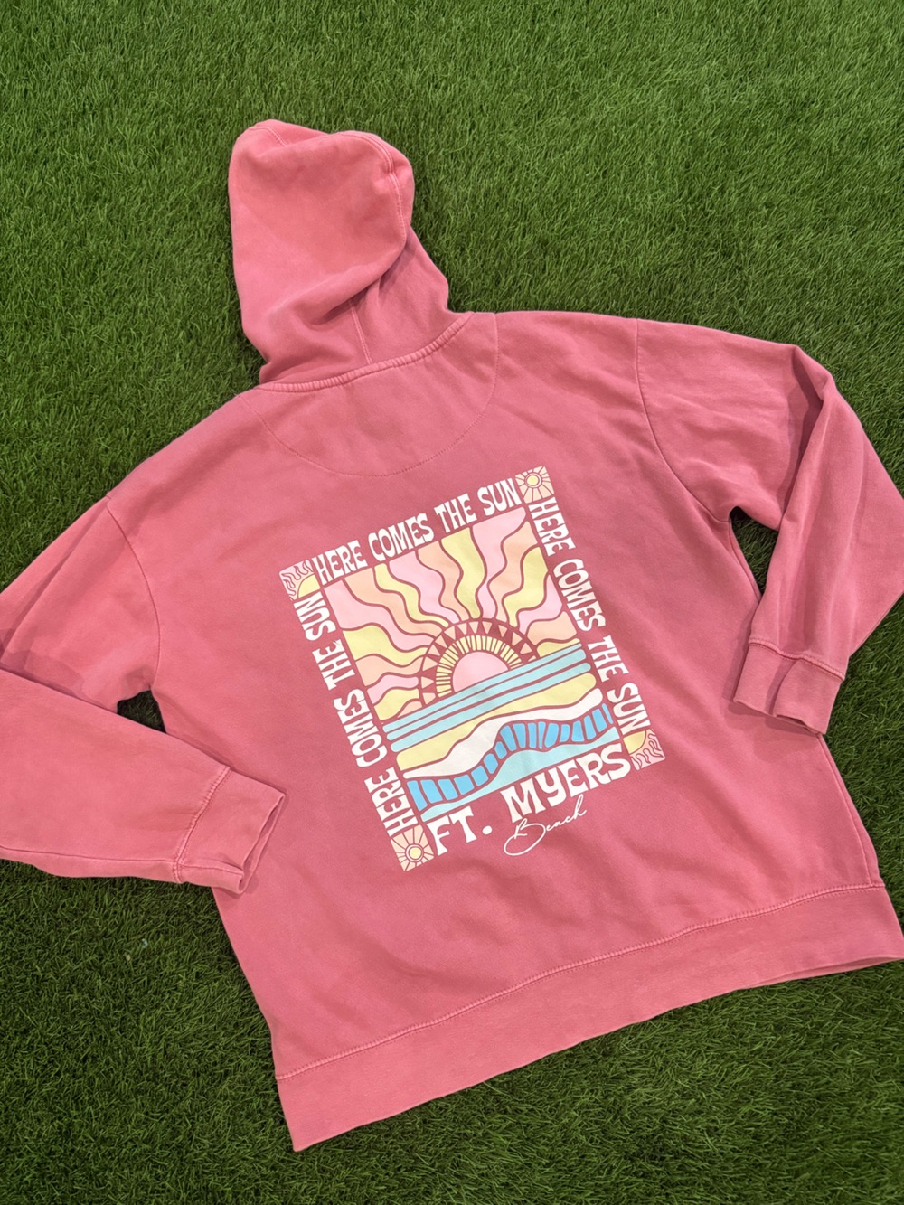 Ocean Drive Fort Myers FL Zip Up Sweatshirt